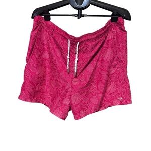 Southern Marsh Dockside Swim Trunk, Men’s, Red, Peach Colors, Quickdry, Size med